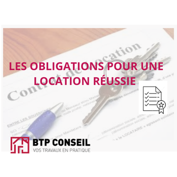 Les 6 obligations pour une location Les 6 obligations pour une location